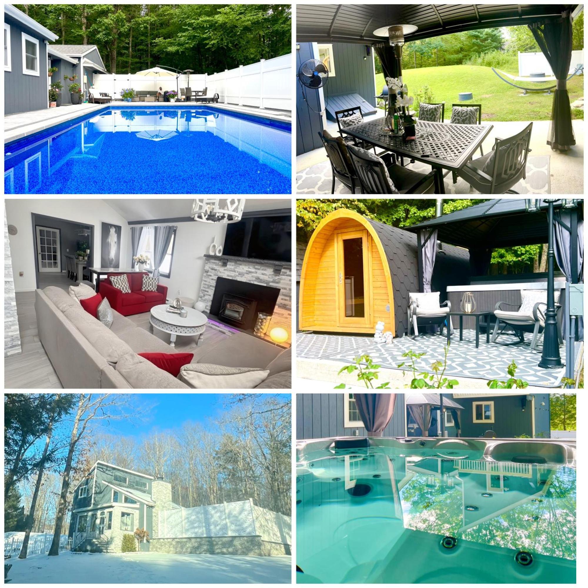 Amazing Poconos House . Sauna/Hot Tub/Private Pool Восток Страудсберг Экстерьер фото